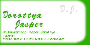 dorottya jasper business card